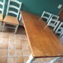 Dining table + 6 chairs Image 4
