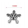 x4 VW Alloy Grey 135mm 5 star spyder wheel Centre Caps Image 4