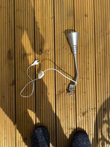 Clip on table lamp