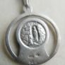 Antique Sterling Silver Catholic Saint Miraculous Mary Lourdes religious pendant and Necklace length 24" - 5,5g Image 9