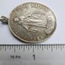 Irish 1948 Sterling Silver Holy Miraculous Medal Esse Matrem Children of Mary 9,2g Image 7