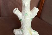 Belleek Tree Trunk with 3 Brunches Vase,   Shamrocks pattern
