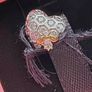 Pandora Bridgerton Honeycomb & Bee Heart Charm Brand New Image 2