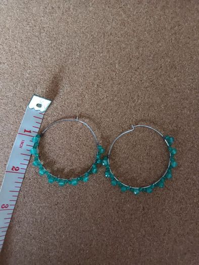 925 silver hoop earrings