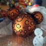 Large Disney Mickey Mouse Lion King Pattern Glass Christmas Festive Bauble Image 10