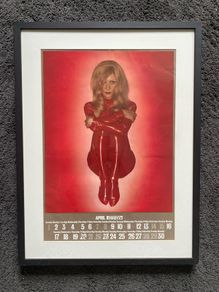 1973 Pirelli Calendar - April Art Framed - 54cm x 73cm