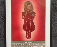 1973 Pirelli Calendar - April Art Framed - 54cm x 73cm