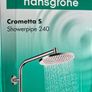 Hans grohe crometta T bar shower Image 6