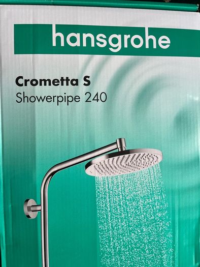 Hans grohe crometta T bar shower