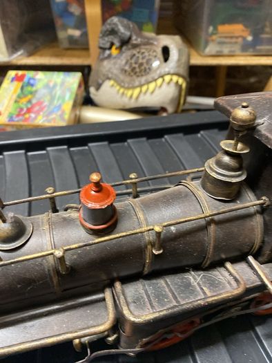 metal train ornament