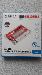 ORICO 2580U3 Clear Transparent Cassette Tape Hard Drive Case USB 3.0 USB3.0 UASP HDD Enclosure Retro