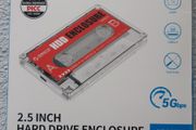 ORICO 2580U3 Clear Transparent Cassette Tape Hard Drive Case USB 3.0 USB3.0 UASP HDD Enclosure Retro
