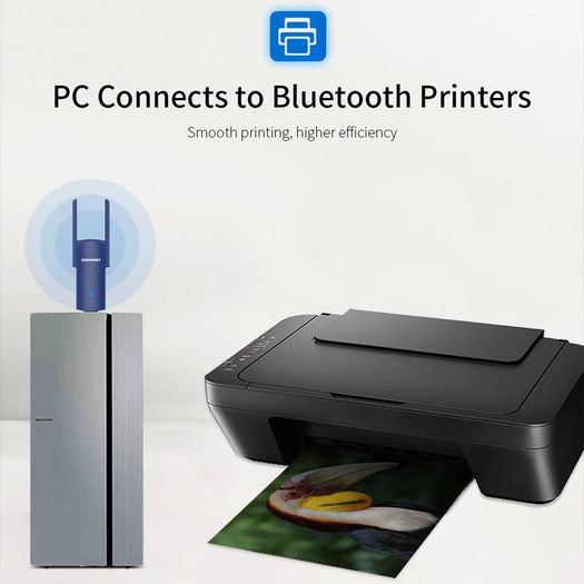 COMFAST Bluetooth+WiFi(1300Mbps) Dual Band (2.4G/5G) USB Adapter/Dongle+Hotspot - 2x3dbi Foldable External Antennas (Brand New/Warranty)