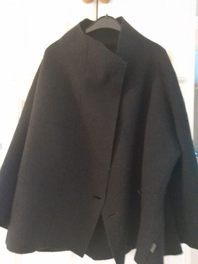 OSKA Boiled Wool Jacket, Black