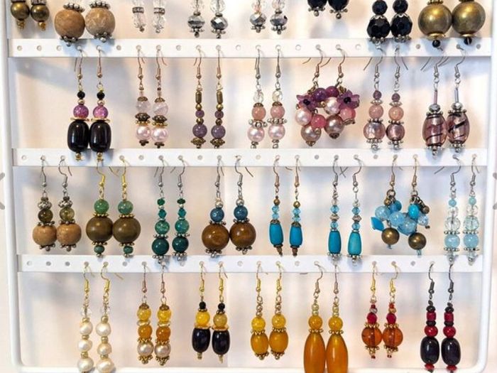 NEW Handmade earrings with Vintage/Antique beads