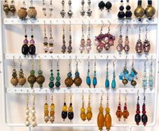 NEW Handmade earrings with Vintage/Antique beads