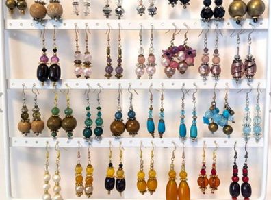 NEW Handmade earrings with Vintage/Antique beads
