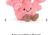 New JELLYCAT Amuseable Coral