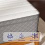12 Inch King Size Mattress Medium Firm, OEKO-TEX Certified Hybrid King Bed Mattresses, 7-Zone Memory Foam Mattress with Pocket Sprung for Body Support & Pressure Relief - 150x200x30cm Image 4