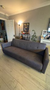 sofa bed with storage like new