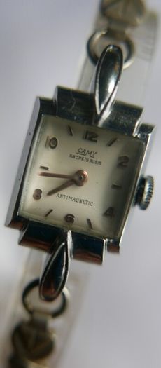 Vintage1930s CAMY Ancre 15 Rubis Ladies Watch Vintage Hand Wind Up Wrist Watch Art Deco  Swiss Made Working