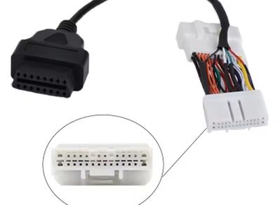 OBD2 Connector for Tesla 26Pin OBD Diagnostic Car Tools Auto Adapter