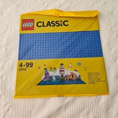 Brand new blue lego base plate 10714