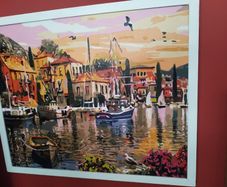 Hand painted by myself framed painting for sale