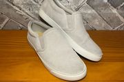 Clarks Grey Suede Ladies Slip On No Lace Shoes UK5 EUR38
