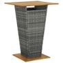 3 Piece Garden Bar Set Grey Image 2