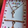 Claire's Gold Key Jewellery Set Image 2