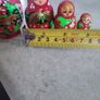 Matryoshka doll "Ladybug Red" Hand Painted Russian Dolls set of 4 Image 6