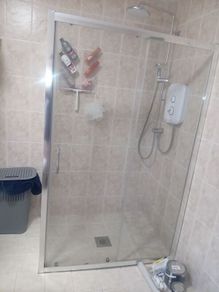 shower door and side panel