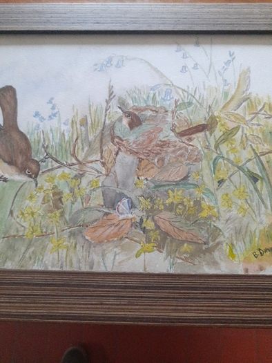 Watercolour.