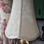 Lamp Vintage Gold metal tall slim table lamp Image 9