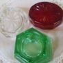 Old Vintage Cut Glass Cruets Image 3
