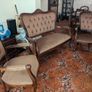 French Victorian Solid Mahogany chair set Image 3