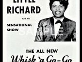 Little Richard Whisky A Go Go April 5-10,Atlanta,GA, 1965  Concert Poster A3 size repro..
