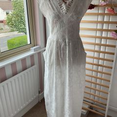 Maxi Broderie anglaise dress Kate by laltramoda premium brand size small