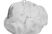 Elegant Small White Debs Wedding Bridal Party Evening Clutch Bag Handbag