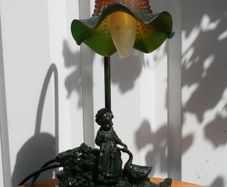 Vintage Table Lamp - 17"