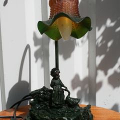 Vintage Table Lamp - 17"