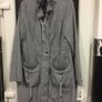 Grey "FranStyle" Trench Coat  size 10/12 Image 3
