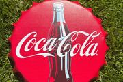 Coca Cola metal wall bottle cap