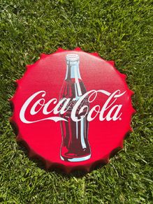 Coca Cola metal wall bottle cap