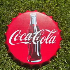 Coca Cola metal wall bottle cap