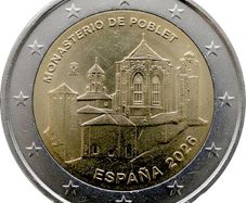 Spain 2 Euro Commemorative Coin 2026 - Poblet Abbey. UNCIRCULATED.