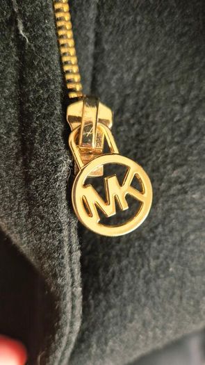 Michael Kors Wool-Blend Coat in Black Size S (10)