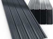 12 x corrugated galvanised metal sheets