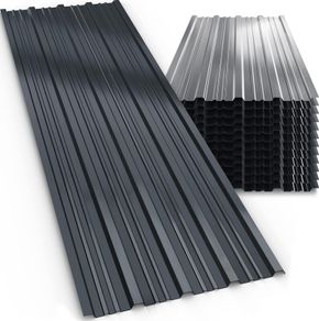12 x corrugated galvanised metal sheets
